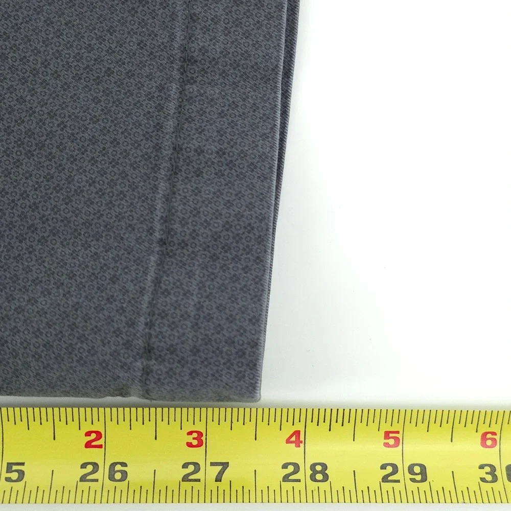 Banana Republic Mens Chino Fulton Skinny 32x30 Gray Micro Pattern Stretch Pants